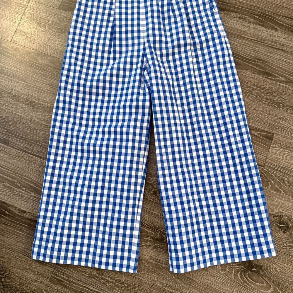 J. Crew High-neck jumpsuit in gingham cotton poplin - Picture 2 of 8